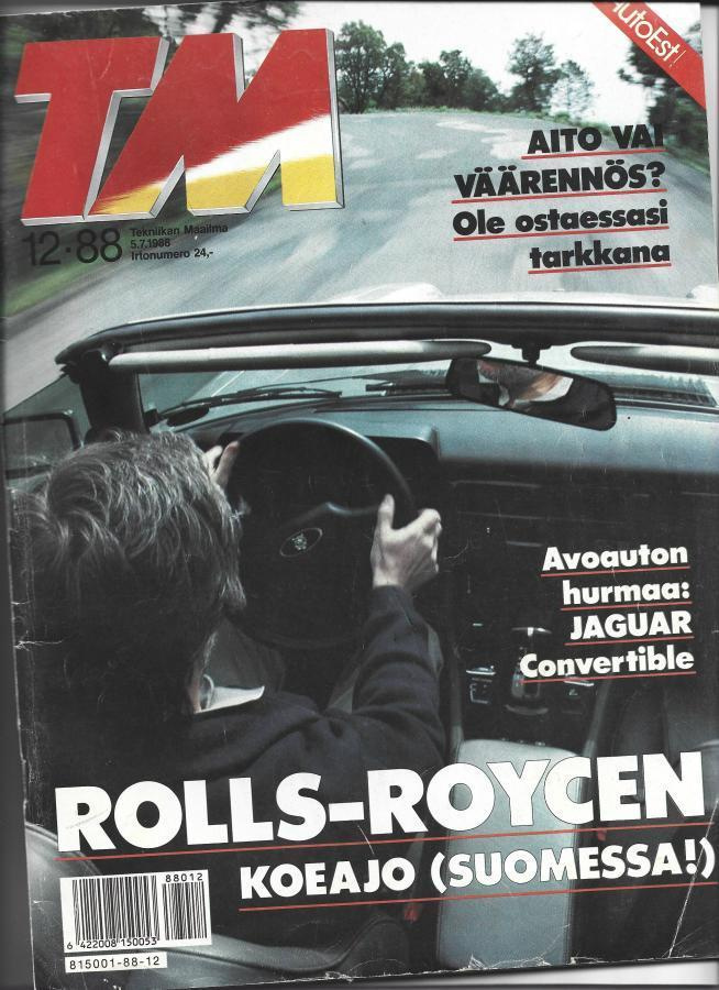 TM – Tekniikan Maailma 12 / 1988 - Lehti