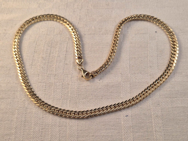 Kultaketju, 14K, 45 cm, 5,5 mm, 17,0 g