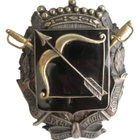 ETELÄ-SAVON RYKMENTIN MERKKI 1918 MIEKOILLA - pikkukuva 1