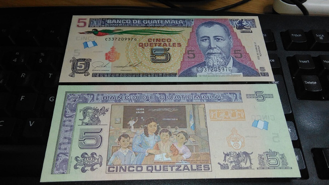 Guatemala 5 Quetzal 2020 P122 UNC