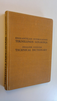 Englantilais-suomalainen teknillinen sanakirja