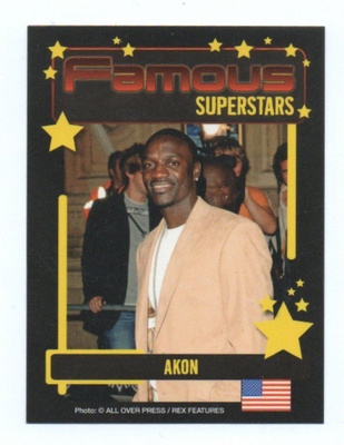 Famous SUPERSTARS n:o 095 AKON