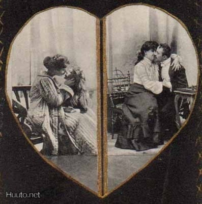 RAKKAUS / Rakkautta ja suudelmia sydämessä. 1900-l.