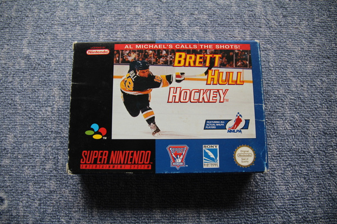 SNES : Brett Hull Hockey - CB - Super Nintendo