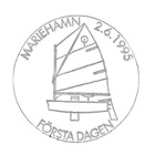 Ål 1995 Optimistijol MM 3,40 mk välilöpari logo EPL LaPe 104 - pikkukuva 3