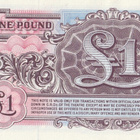 Iso-Britannien asevoimien 1 punnan seteli 1948 1 punta - pikkukuva 1