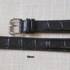 18mm - Nahkaranneke musta - pikkukuva 2
