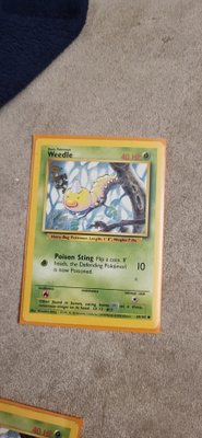 Weedle - Base set 1 (BS1) card