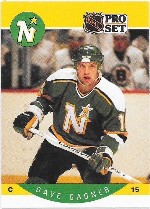 1990-91 ProSet #138 Dave Gagner Minnesota North Stars