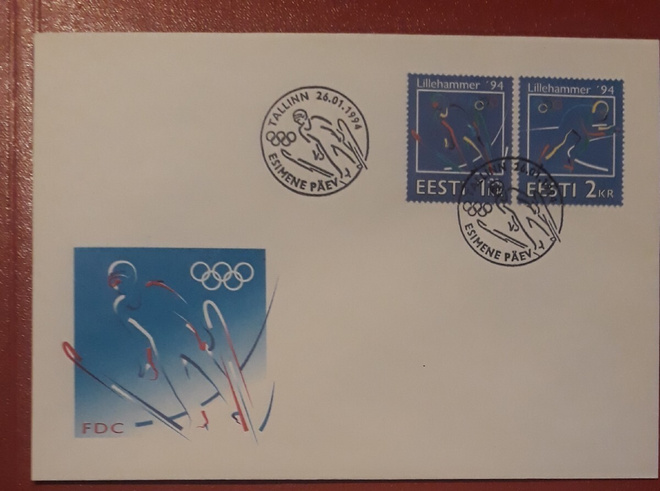 Viro 1994 - Olympialaiset Lillehammer  FDC