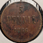 5 PENNIÄ 1866 - pikkukuva 1