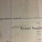 PENTTI SAARITSA: SALAPERÄINEN SEURUE - pikkukuva 2