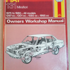 Korjausopas FIAT 131 Mirafiori siisti - pikkukuva 1