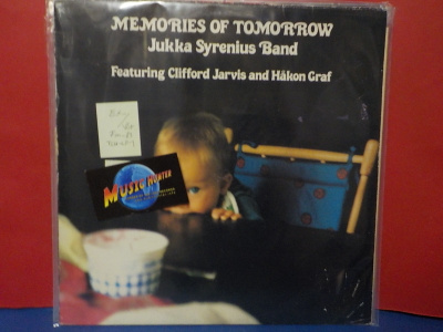 JUKKA SYRENIUS BAND - MEMORIES OF TOMORROW FIN-83 EX-/VG+ LP