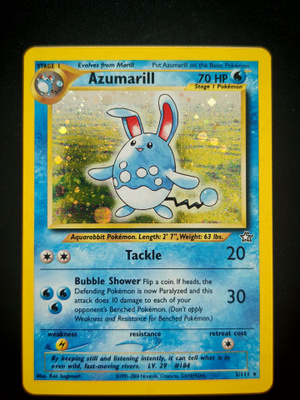 Pokemon kortti Azumarill Neo Genesis holo