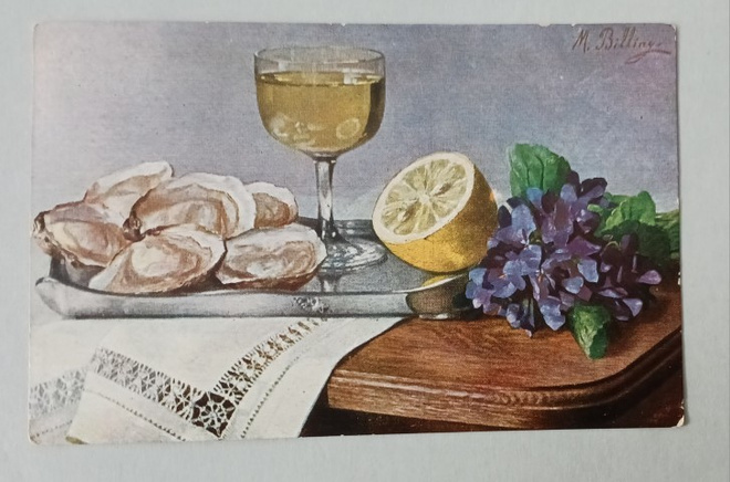 Osteri- ja viiniasetelma, p. 1917