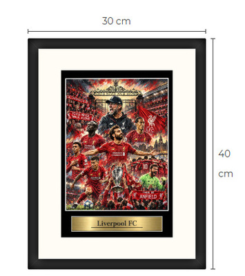 Uusi Liverpool FC jalkapallo art print Limited Edition