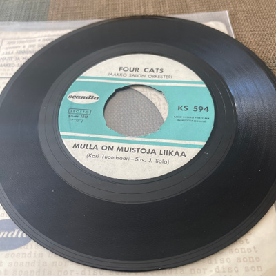 FOUR CATS: Mulla on muistoja liikaa *Jos sinut saan*FIN 1965