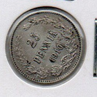 25 penniä 1910 hop. - pikkukuva 1
