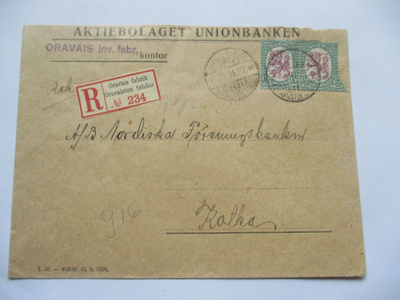 1927 Oravaisten tehdas R liikekuori