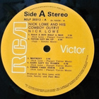 NICK LOWE AND HIS COWBOY OUTFIT ~ LP - pikkukuva 3