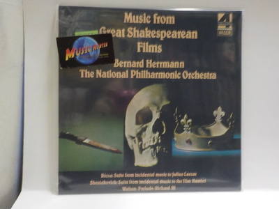 BERNARD HERRMANN - ... GREAT SHAKESPEAREAN FILMS EX+/M- LP