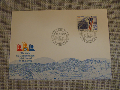 Lahti Hiihdon MM -Kilpailut 17.2. 1978 kirje.
