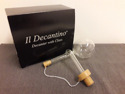 Il Decantino- Dekanterointilaite Viinille, käyttämätön