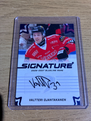 Valtteri Ojantakanen Jyp Signature RARE blueline 26-27