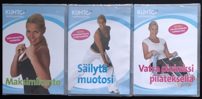 Kunto Plus kotiharjoittelu # 8, 11, 13 (3xDVD)