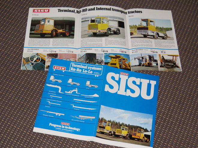 1979 Sisu Terminal Tractor esite - KUIN UUSI