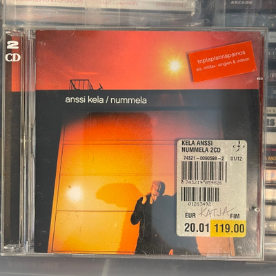 ANSSI KELA - Nummela cd+cd-single ”Triplaplatinapainos”