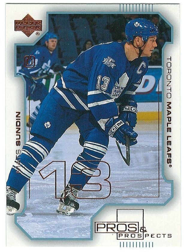 00-01 Upper Deck Pros & Prospects #81 Mats Sundin