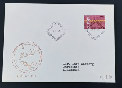 1971 FDC Eurooppa