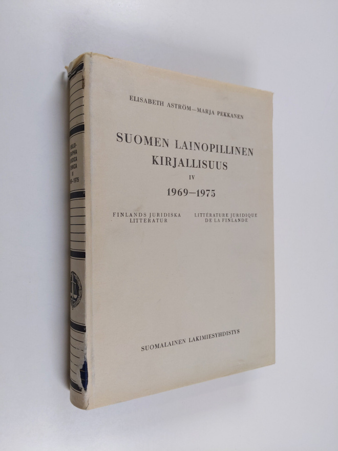 Elisabeth Åström : Suomen lainopillinen kirjallisuus = Fi...