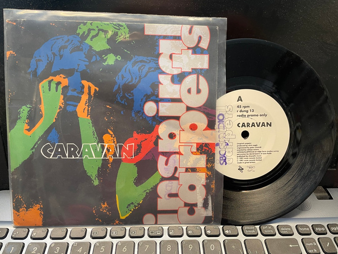 INSPIRAL CARPETS - Caravan 7” Radio Promo vinyl single