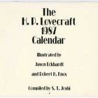 The H. P. Lovecraft 1987 Calendar - pikkukuva 1