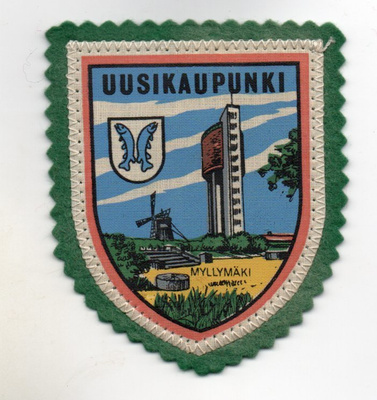 Uusikaupunki: Matkailu /hihamerkki (kangasta)