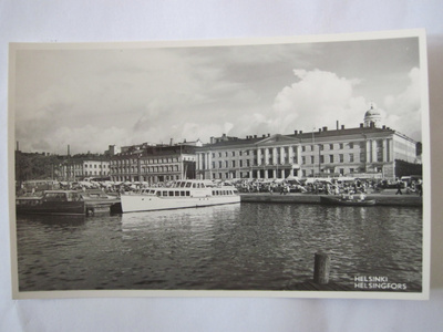 VANHA Postikortti Helsinki 1950-luku Alkup.Mallikappale