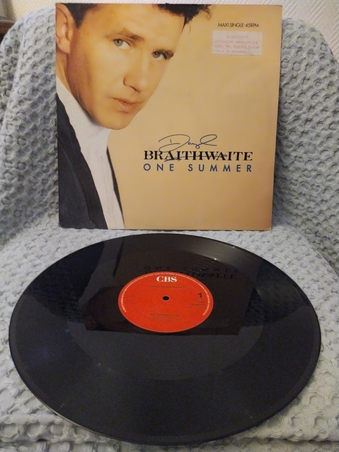 DARYL BRAITHWAITE - ONE SUMMER VINYL 12" 45 RPM