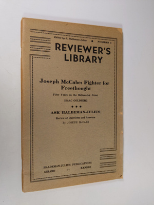 E. Haldeman-Julius : Reviewer's Library Number 4 (Joseph ...