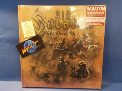 SABATON - THE GREAT WAR UUSI 2CD EARBOOK