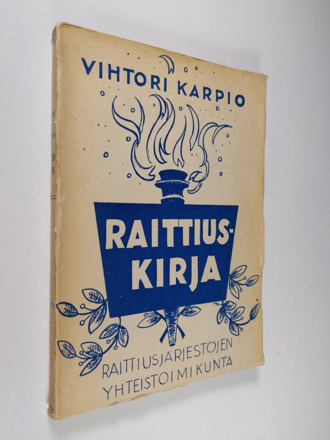 Vihtori Karpio : Raittiuskirja