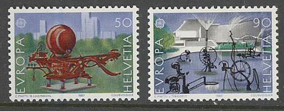 Sveitsi Mi 1349-50 ++