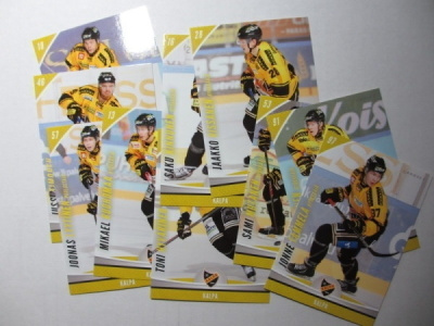 Cardset 2015-16 Kalpa 61-72 teamset