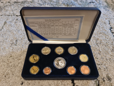 2004 Suomi proof vuosisarja, risurahalla ja hopeajetonilla