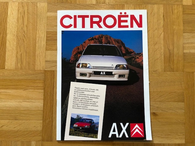 Esite Citroen AX vuodelta 1986 / 1987