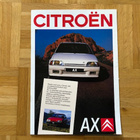 Esite Citroen AX vuodelta 1986 / 1987 - pikkukuva 1