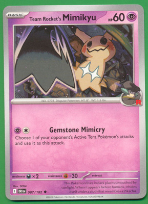 Pokémon Team Rocket's Mimikyu
