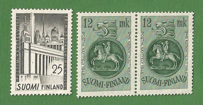 Näyttelymerkit 3 kpl. 1948 parilo ja1955 1kpl.**(Laa)
